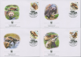 Russland 2004 WWF Tiere Vielfraß Ersttagsbrief FDC 1198/01 (X97200) - FDC