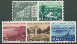 Schweiz 1955 Pro Technische Hochschule Zürich Seen Flüsse 613/17 Postfrisch - Neufs