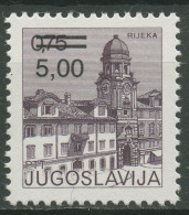 Jugoslawien 1980 Sehenswürdigkeiten MiNr.1672 Mit Aufdruck 1856 Postfrisch - Unused Stamps