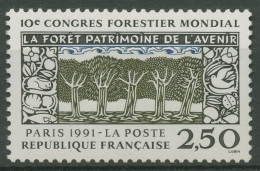 Frankreich 1991 Forstwirtschaft Weltkongress Bäume Ornament 2857 Postfrisch - Nuevos