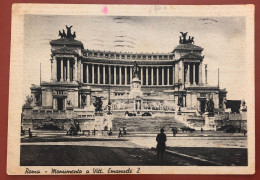 ROMA - Monumento A RE Vittorio Emanuele II - 1946 (c680) - Autres Monuments, édifices