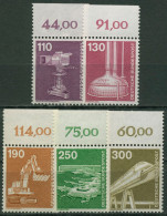 Bund Bogenmarken 1982 Industrie & Technik Mit Oberrand 1134/38 OR Postfrisch - Ungebraucht