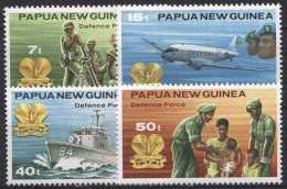 Papua Neuguinea 1981 Streitkräfte Luftwaffe Marine 409/12 Postfrisch - Papoea-Nieuw-Guinea