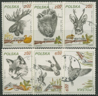 Polen 1981 Tiere Wildtiere Jagd 2746/51 Gestempelt - Used Stamps