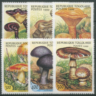 Togo 1999 Pilze Aus Aller Welt Perlpilz Edelreizker 2816/21 Postfrisch - Togo (1960-...)