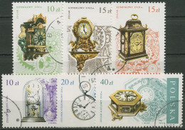 Polen 1988 Alte Uhren 3142/47 Gestempelt - Used Stamps