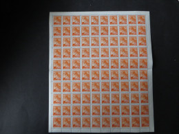 Deutsche Besetzung Böhmen & Mähren Bogen 38 100 Marken Luxus Postfrisch - Unused Stamps