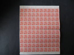 Deutsche Besetzung Böhmen & Mähren Bogen 66 A 100 Marken Luxus Postfrisch - Unused Stamps