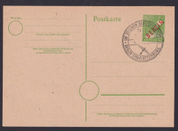 Flugpost Airmail Luftpost Berlin Ganzsache P 3 Rotaufdruck Luftbrücke Kat110,-++ - Postcards - Used