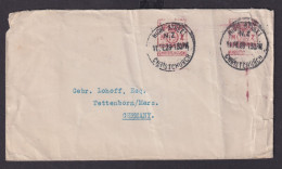 Neuseeland Brief Mit Zwei Freistempel Destination POSTAGE PAID CHRISTCHURCH N - Lettres & Documents