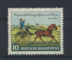 Bund Tag Der Briefmarke Thurn & Taxis 160 Luxus Postfrisch 1952 Kat.-Wert 6,00 - Unused Stamps