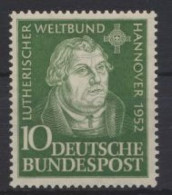Bundesrepublik Luther Weltbund Hannover Luxus Postfrisch MNH Kat.-Wert 15,00 - Unused Stamps
