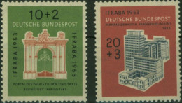 Bundesrepublik IFABRA Briefmarkenausstellung 171-172 Luxus Postfrisch MNH 50,00 - Nuovi