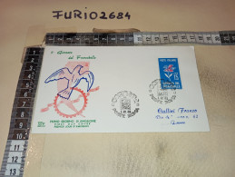 HB12670 FDC FIRST DAY COVER TIMBRO ANNULLO ROMA 1963 5° GIORNATA DEL FRANCOBOLLO - FDC