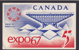 Montreal Canada Ansichtskarte SST Expo 67 Ausstellung Holliwood Kalifornien USA - Brieven En Documenten