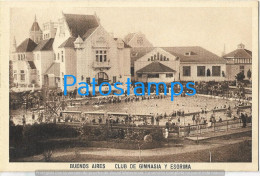 227173 ARGENTINA BUENOS AIRES CLUB DE GIMNASIA Y ESGRIMA PILETA POOL POSTAL POSTCARD - Argentina