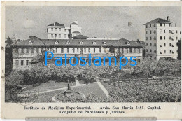 227175 ARGENTINA BUENOS AIRES INSTITUTO DE MEDICINA EXPERIMENTAL CONJUNTO DE PABELLONES Y JARDINES SPOTTED POSTCARD - Argentinië