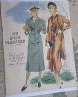 Catalogue Au Bon Marché Maison Boucicaut Printemps été 1938 Mode Femme - Textile & Vestimentaire