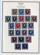 Austria Feldpost 1st General Issue - Variety "Feldpost" Double - Unused Stamps