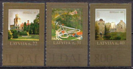Latvia MNH Set - Châteaux