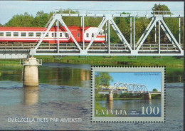 Latvia MNH SS - Puentes