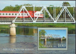 Latvia MNH SS - Bridges