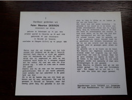Missionaris Van Afrika (Burundi En Tanzania) - Pater Maurice Desiron ° Antwerpen 1910 + Edegem 1990 - Obituary Notices