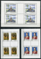 República Checa 2003. Yvert 353-55 X 4 (3 Blocks) ** MNH - Blokken & Velletjes
