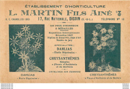 DIGOIN ETABLISSEMENT D'HORTICULTURE L.  MARTIN FILS AINE 17 RUE NATIONALE - Digoin