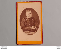 CDV SOLDAT REGIMENT N°16 PHOTO C.  PESTRE CLERMONT FERRAND  FORMAT 10.50 X 6.50 CM - War, Military