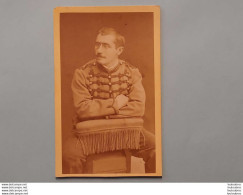 CDV MILITAIRE SOLDAT PHOTO GAUTHIER VIENNE FORMAT 10.50 X 6.50 CM - Old (before 1900)