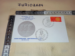 HB12697 FDC TIMBRO ANNULLO TRIESTE 1971 INAUGURAZIONE EUROPA CLUB ALCIDE DE GASPERI ANNIVERSARIO VENTENNALE CECA - FDC