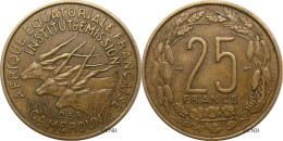 Afrique Équatoriale Française-Cameroun - Colonies Françaises - 25 Francs 1958 - TTB/XF45 - Mon6229 - Französisch-Äquatorialafrika