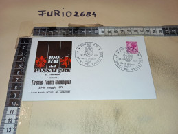 HB12709 FDC TIMBRO ANNULLO FIRENZE 1976 4° 100KM DEL PASSATORE - FDC