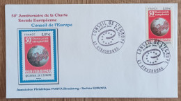 FDC 2011 - YT Service N°150 - CONSEIL DE L'EUROPE - STRASBOURG - 2010-2019