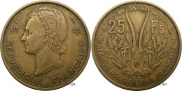 Afrique Occidentale Française - Colonies Françaises - 25 Francs 1956 - TTB/XF45 - Mon6399 - Afrique Occidentale Française