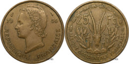 Afrique Occidentale Française - Colonies Françaises - 25 Francs 1956 - TTB+/AU50 - Mon6235 - Afrique Occidentale Française