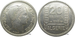 Algérie Française - Départements Et Territoires - 20 Francs 1949 - TTB+/AU50 - Mon1528 - Algerije