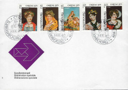 Luxembourg - Luxemburg -  Enveloppe  1979      Caritas   Peintures Sur Verre    Oblitération Spéciale - Used Stamps