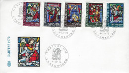 Luxembourg - Luxemburg -  Enveloppe  1972      Caritas - Oblitérés