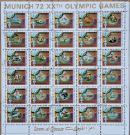 AJMAN 1972: Olympic Games  MiNr. 1605-1634 Used - Verano 1972: Munich