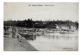 (22). Dinan. 1 Cp. (6) 2045 Dinan La Hisse. Ecluse De Livet 1923 Ambulant D'Avranches à St Brieuc. Franchise Militaire - Dinan