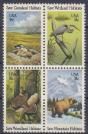 UNITED STATES 1493-1496,unused,hinged (*) - Unused Stamps