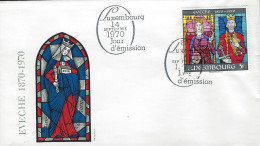 Luxembourg - Luxemburg -  Enveloppe  1970      Caritas      EVECHE - Oblitérés