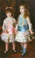 *CPM - Carte Double - "Rose Et Bleu" Huile De Pierre Auguste RENOIR (1881) - Malerei & Gemälde