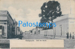 227210 ARGENTINA ENTRE RIOS GUALEGUAYCHU STREET CALLE SAN MARTIN BREAK POSTAL POSTCARD - Argentine