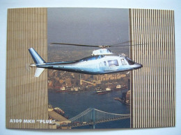 Avion / Airplane / AGUSTA / Helicopter / A109 MK II "PLUS" / Stamp Milano Centro : 6.6.1990 - Helikopters