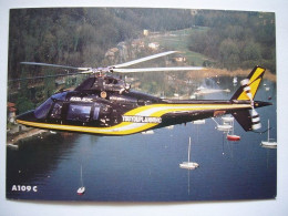 Avion / Airplane / YOUOUPLANNING / Helicopter /  AGUSTA / A109C / Stamp Milano Centro : 6.6.1990 - Elicotteri