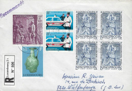 Luxembourg - Luxemburg -  Lettre  Recommandé   1981   à Mr R.Geisen , Walferdange - Used Stamps