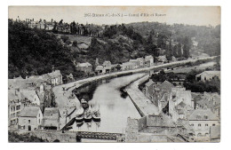 (22). Dinan. 1 Cp. (7) 2055 Canal D'Ille à Rance. 1923 Franchise Militaire - Dinan